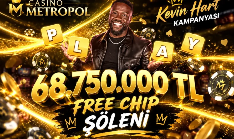 Casino Metropol Kevin Hart Kampanyası: 68.750.000 TL Free Chip Şöleni