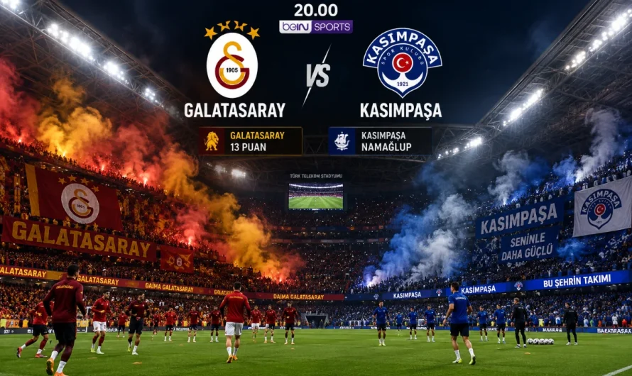Galatasaray Kasımpaşa Karşısında: Liderlik Yarışında Kritik Randevu